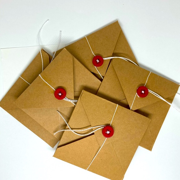 ✉️ Square Kraft envelope - Picture 1 of 4